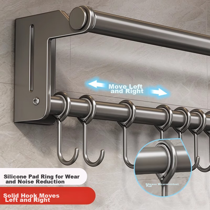 MUYA Kitchen Paper Towel Holder, No Drilling Required, Wall-Mounted, Multifuncti...