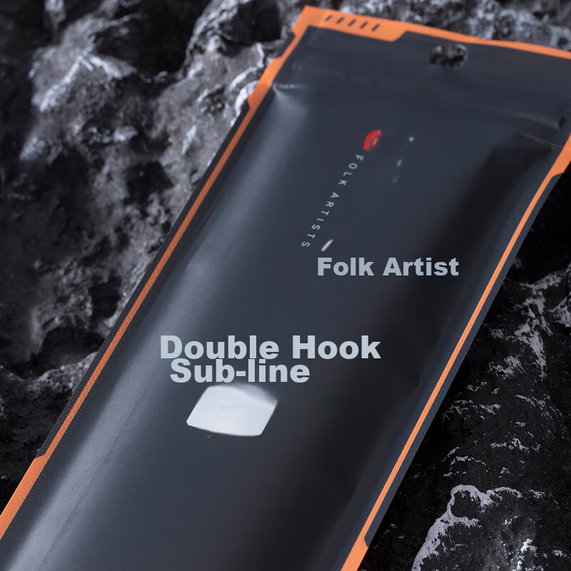 Folk Artisan Jinxiuzi Line Double Hook, Barbed Or Non-Barbed Finished Product, P...