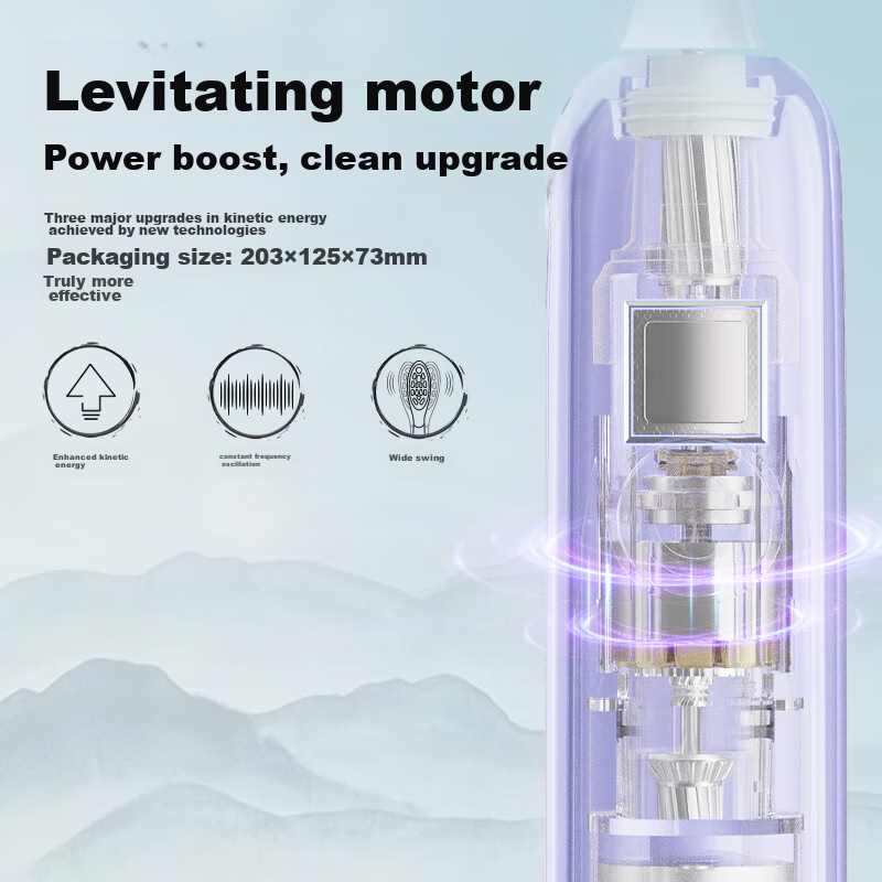 Midea Electric Toothbrush Portable Adult Upgraded Vibration 180-Day Long Battery...