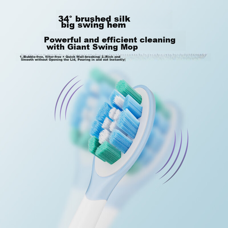 Midea Electric Toothbrush Portable Adult Upgraded Vibration 180-Day Long Battery...