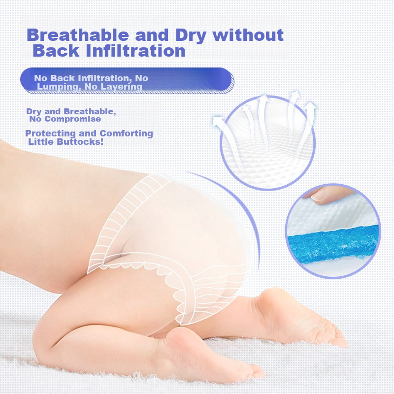 MIDOUXIONG Classic Diapers XL 46 Pieces Baby Diapers [Brand Direct Supply, Safe...