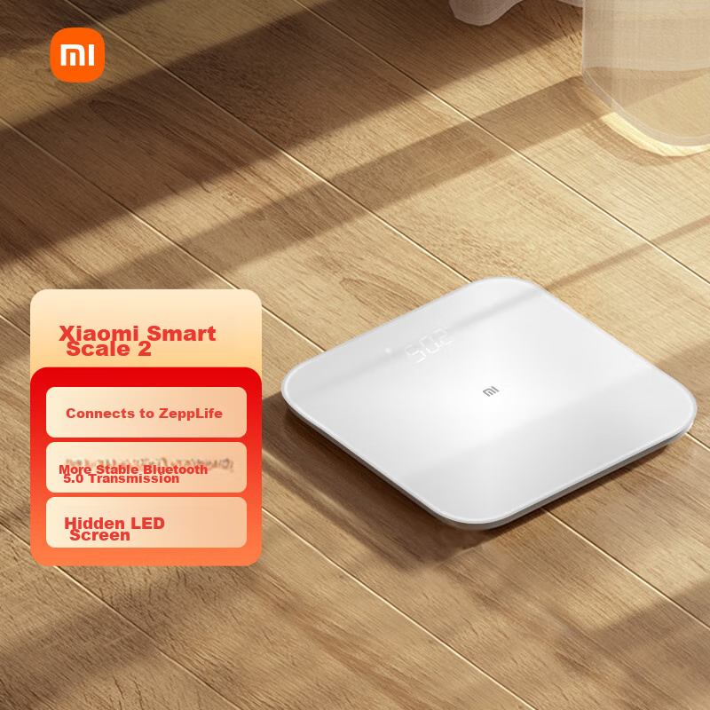 Mijia (MIJIA) Xiaomi Smart Body Scale S200, White, Dual-Interface Home Health Sc...
