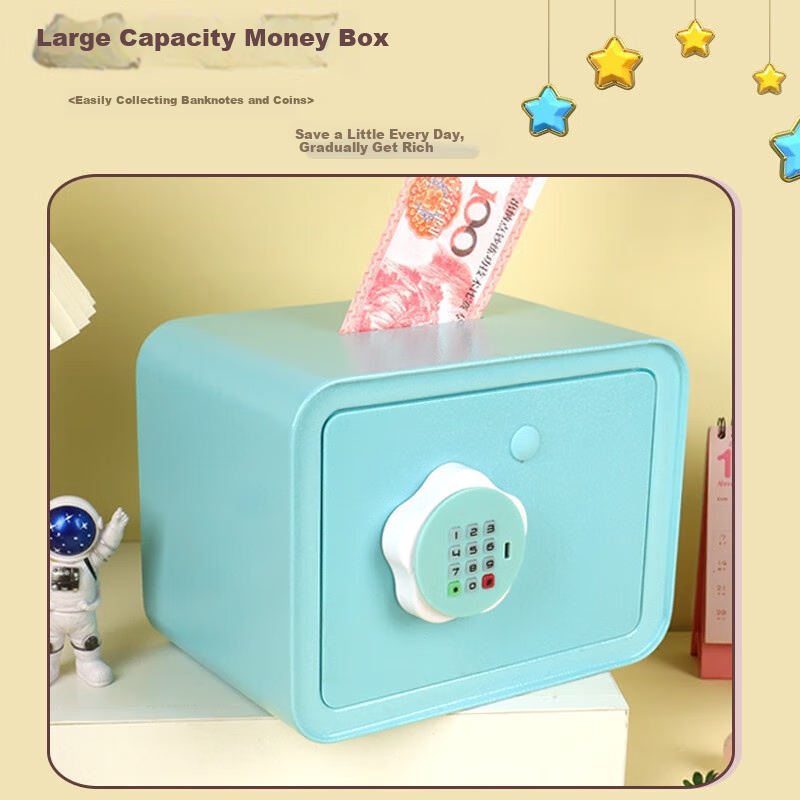 Mi Xiaoshu Money Box Children Girls Boys Password Safe 7-14 Years Old New Year G...
