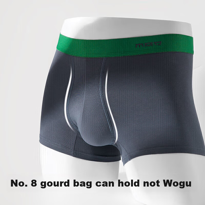 Youkeshu Men's Underwear, Pure Cotton, Antibacterial Crotch, Breathable, High-El...