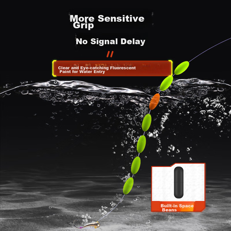 Folk Artisan Seven-Star Floating Line Set Traditional Fishing Tackle Kit for Str...