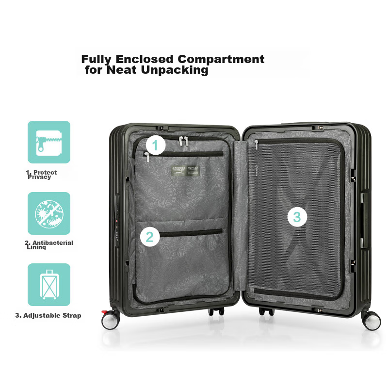 American Tourister Hu Xianxu Same Style Luggage 20-inch Trolley Case Shock Absor...