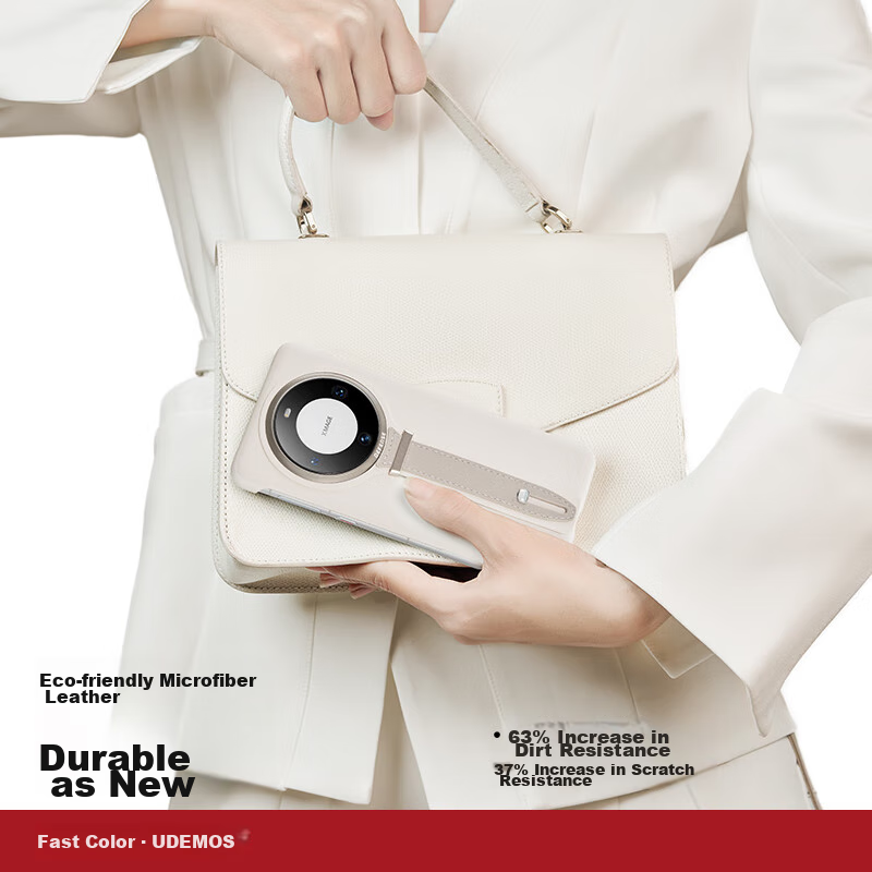 DEFENSE Phone Case Stand for Huawei Mate 60 Pro, Stylish Wrist Strap Case, Perso...