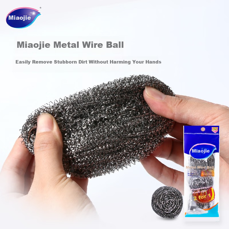 Miaojie Steel Wool Scrubber for Home Kitchen, Easy to Clean, Powerful Degreasing...