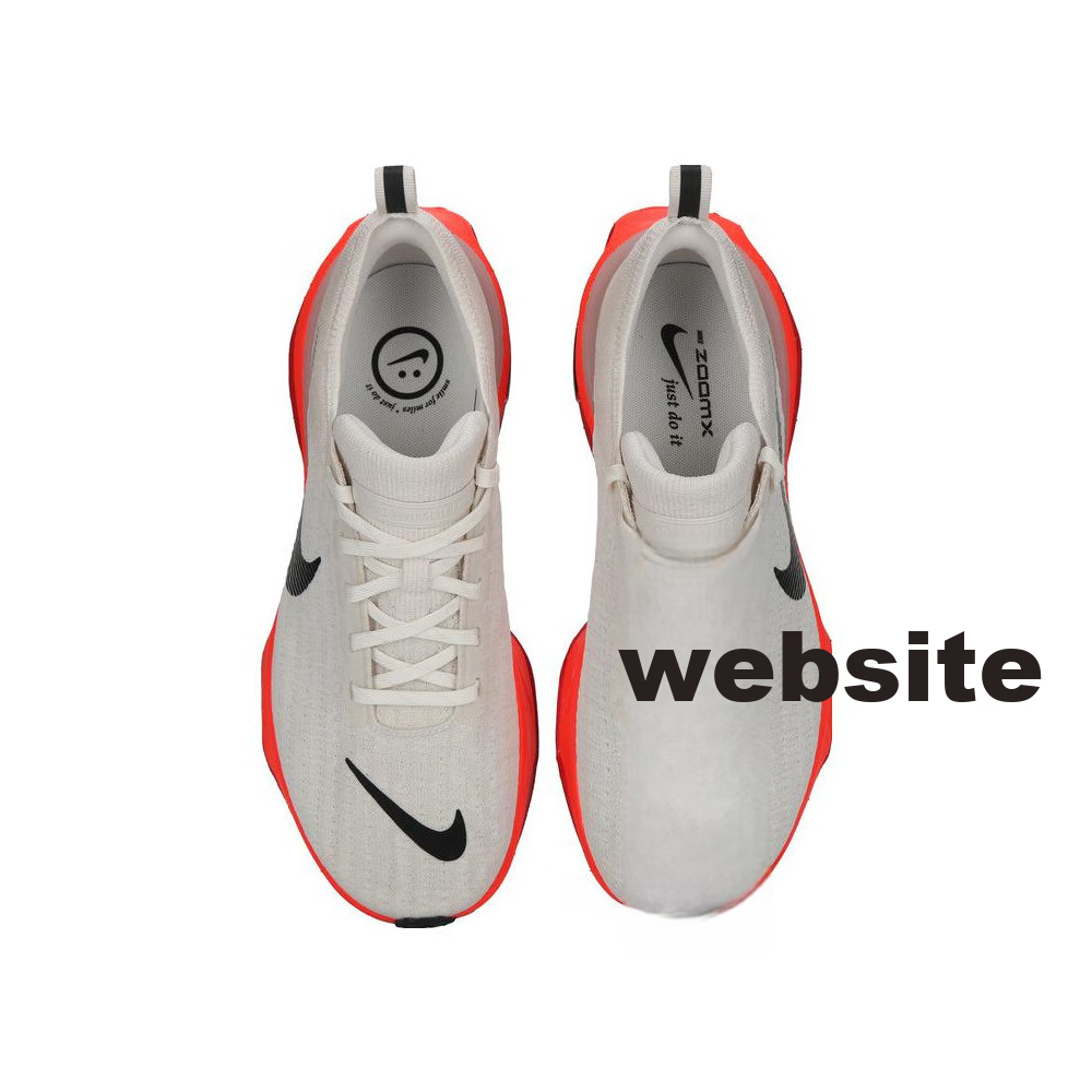 Nike Men's Running Shoes, ZOOMX INVINCIBLE RUN Sneakers, DR2615-009, White And R...