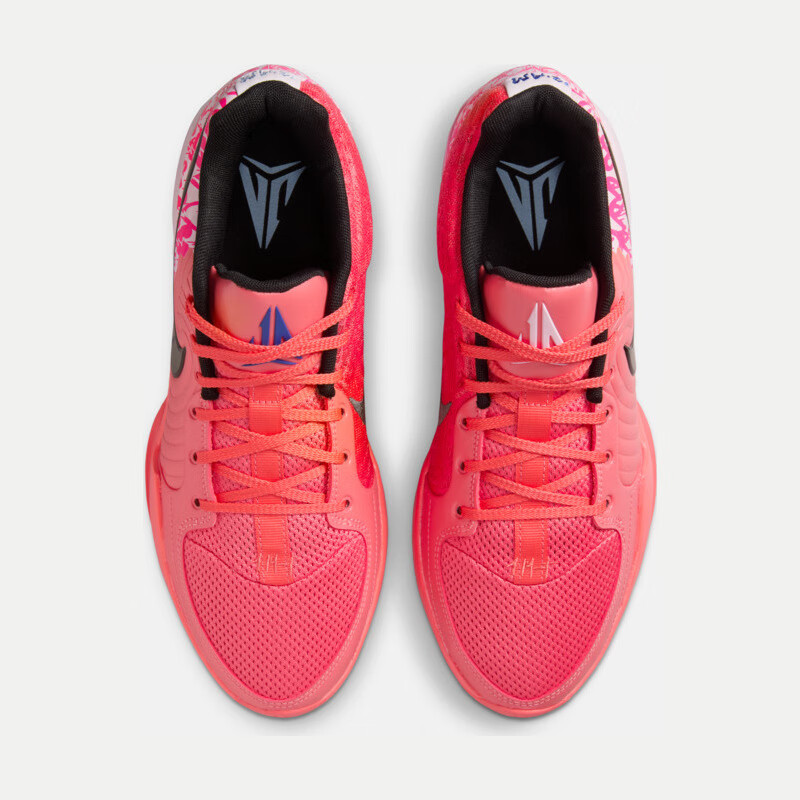 NIKE Men's Basketball Shoes JA 2 HEART EYES EP Athletic Shoes IB5841-800 Ash Red...