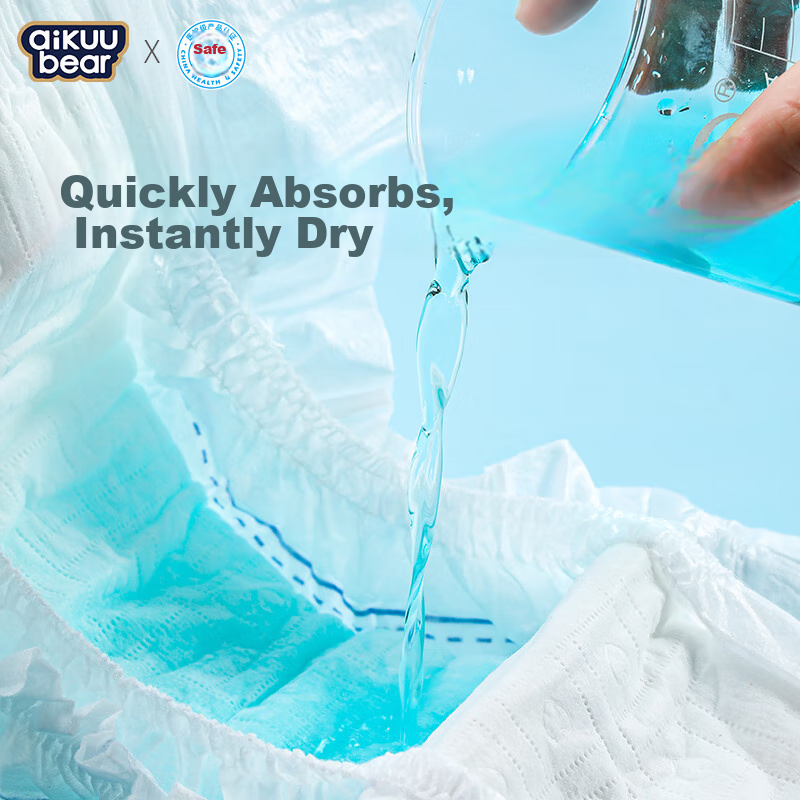 Mingdiantai Diapers, M Size, 56 Pieces [4.5-8.5kg], Baby Diapers, Ultra-Thin, Br...