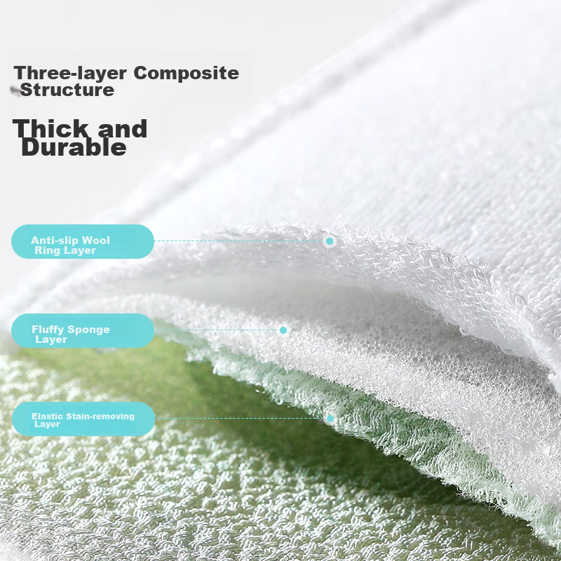 Meiliya Exfoliating Washcloth, Bath Scrubber for Men And Women, Bath Towel for H...