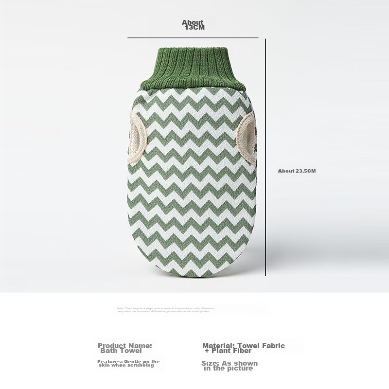 Miaomei Bath Scrubber Set for Men And Women, Bathing Tool Kit with Scrubbing Glo...