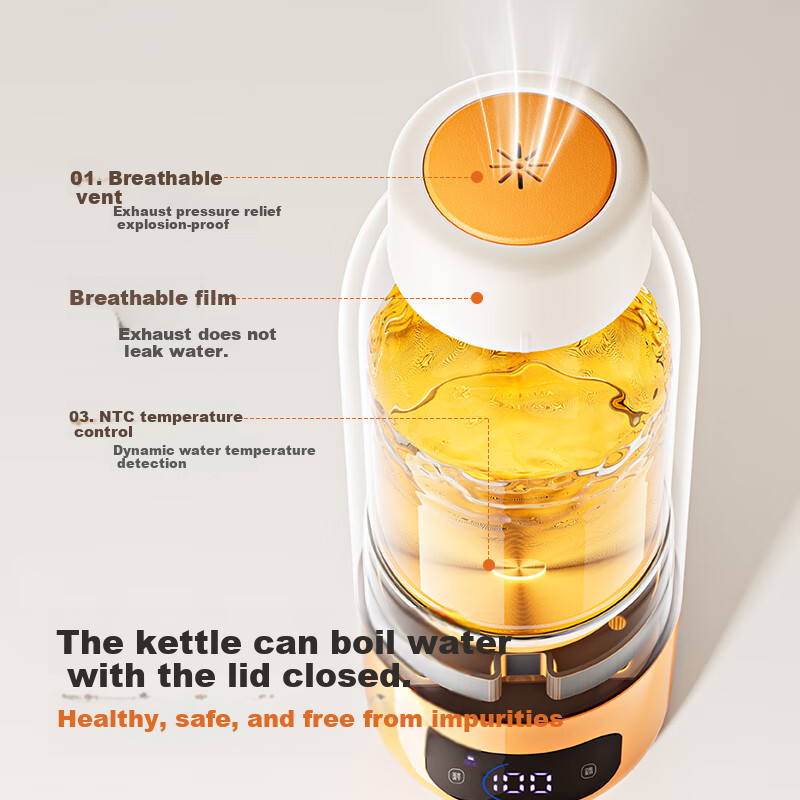 Modong Wireless Portable Constant Temperature Kettle Baby Milk Warmer Children's...