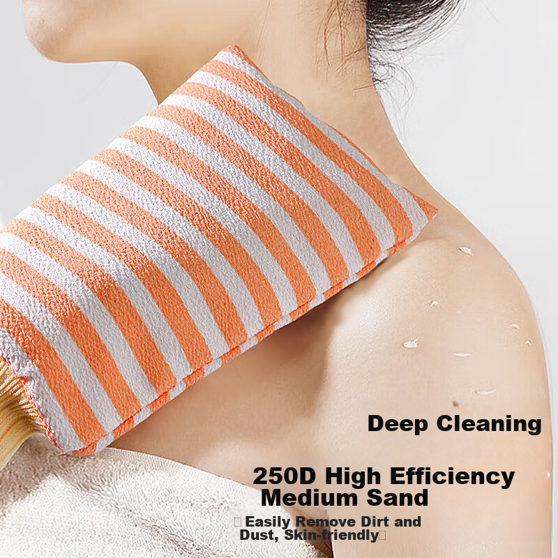 Leli Mud Scrubbing Towel Set for Men And Women, Bath Scrubber, Exfoliating Glove...