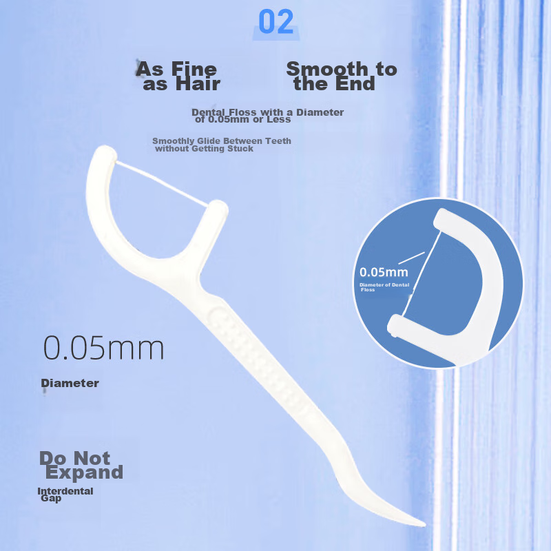 Jianyaxian JD Self-Operated Fine Smooth Deep Cleaning Dental Floss, 10 Boxes, 50...