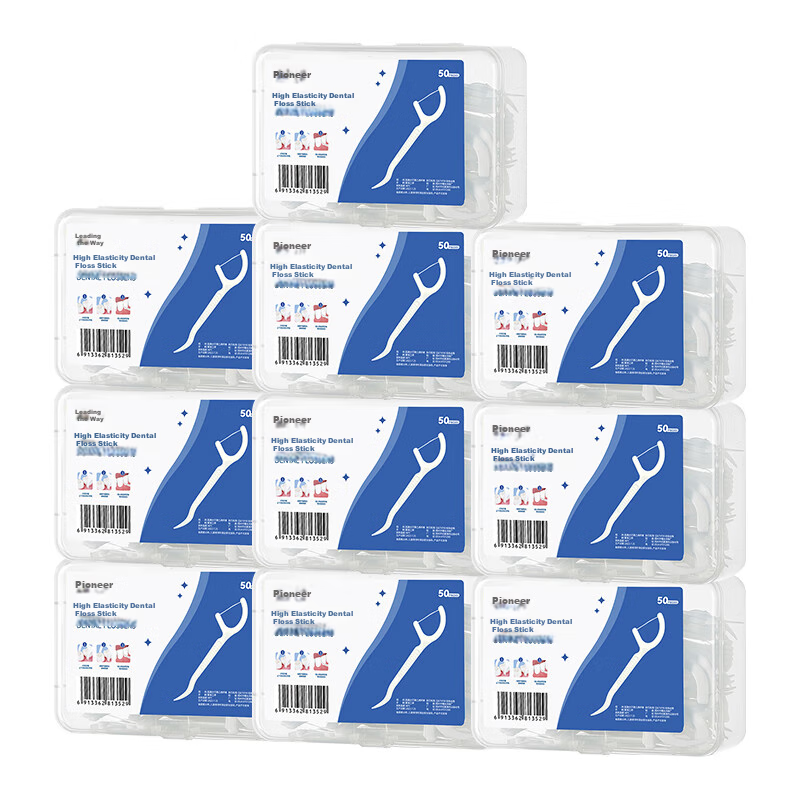 Jianyaxian JD Self-Operated Fine Smooth Deep Cleaning Dental Floss, 10 Boxes, 50...