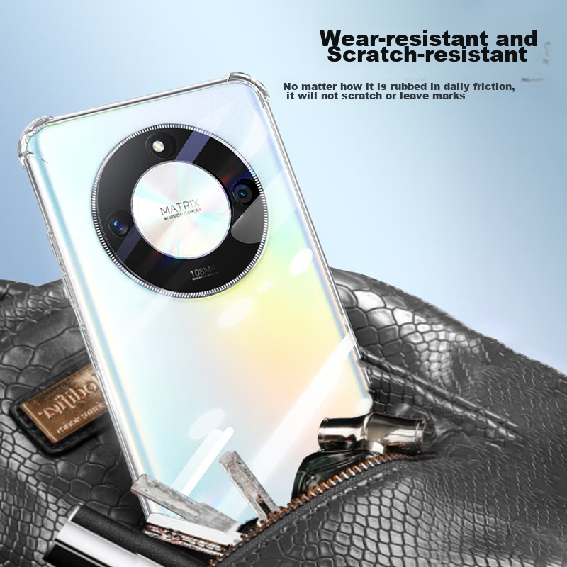 Langke, Suitable for Honor X50 Fully Transparent Phone Case, Honor X50 Protectiv...