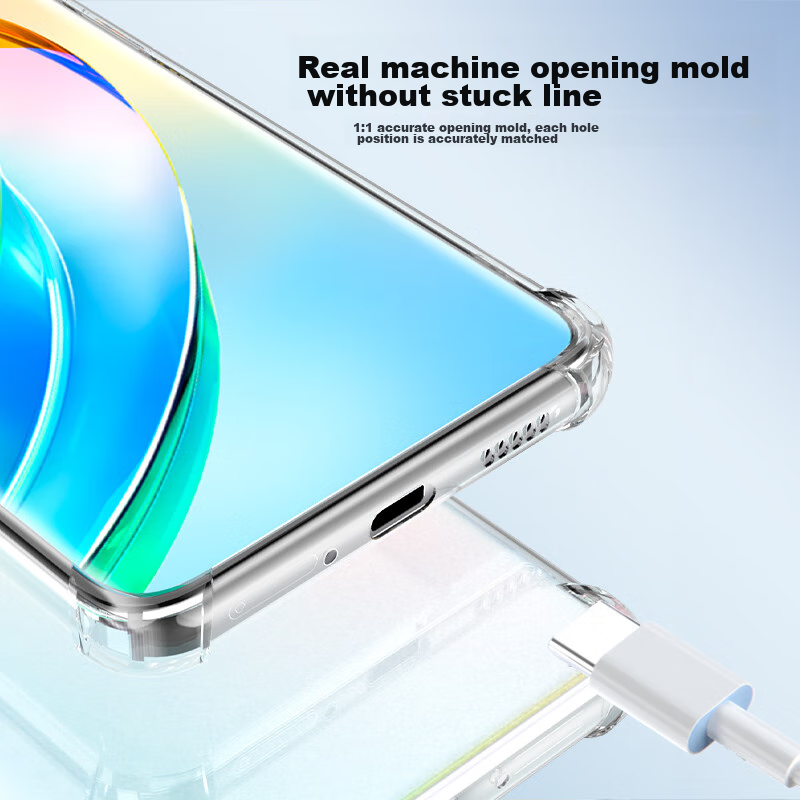 Langke, Suitable for Honor X50 Fully Transparent Phone Case, Honor X50 Protectiv...