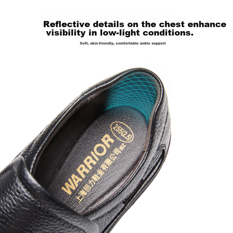 Warrior Men's 2025 Spring Lightweight Slip-On Work Shoes Comfortable Non-Slip Th...