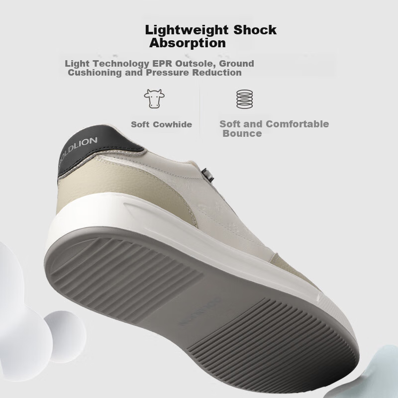 Goldlion Men's Color Block Casual Sneakers Fashion Shock Absorbing Sports Shoes...