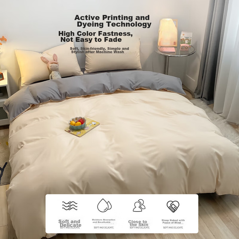 Jiuzhoulv Student Dormitory Three-Piece Bedding Set, Suitable for Single Bed, 0....