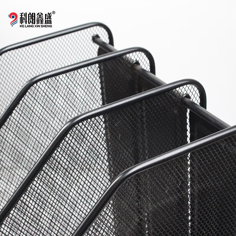 Kelongxinsheng Four-Tier Metal Desktop File Organizer, Office Desk Multi-Layer D...