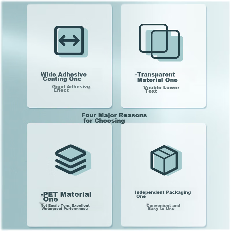 Licao Transparent Sticky Notes, Label Stickers, Reusable Memo Pads, Waterproof S...