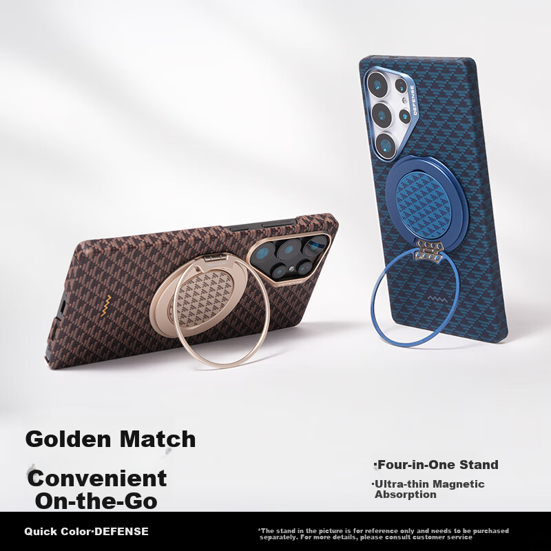 DEFENSE Kevlar Aramid Fiber Full Cover Magnetic Adsorption Galaxy S25 Protective...