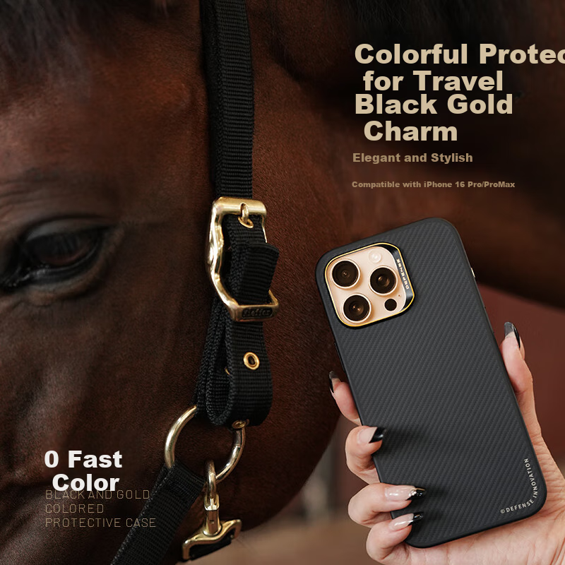 DEFENSE Kevlar Magnetic Adsorption Shockproof Full Protection Case for Apple 16...