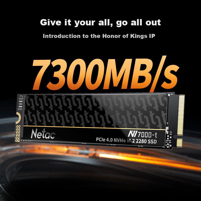Netac 1TB SSD M.2 Interface (NVMe Protocol PCIe 4.0 X4) NV7000-T Jueying Series,...