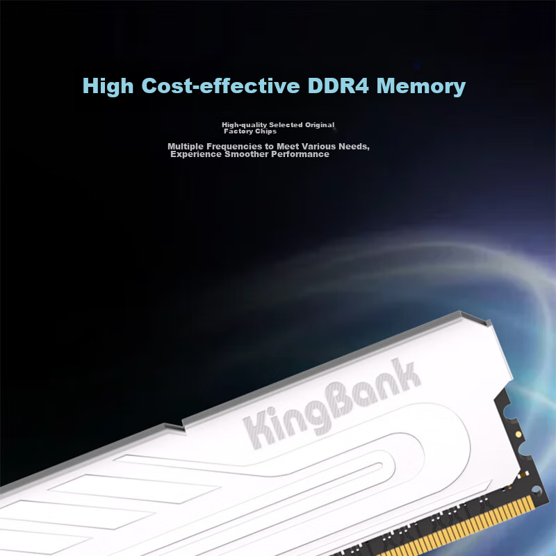 KINGBANK 16GB DDR4 3600 Desktop Memory Module, Yinjue C18, Compatible with Black...