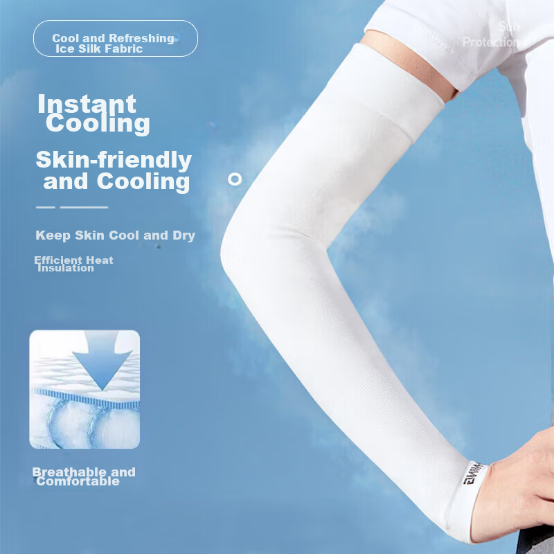 LI-NING Ice Sleeves [Set of Four], Sun Protection Arm Sleeves for Men And Women,...