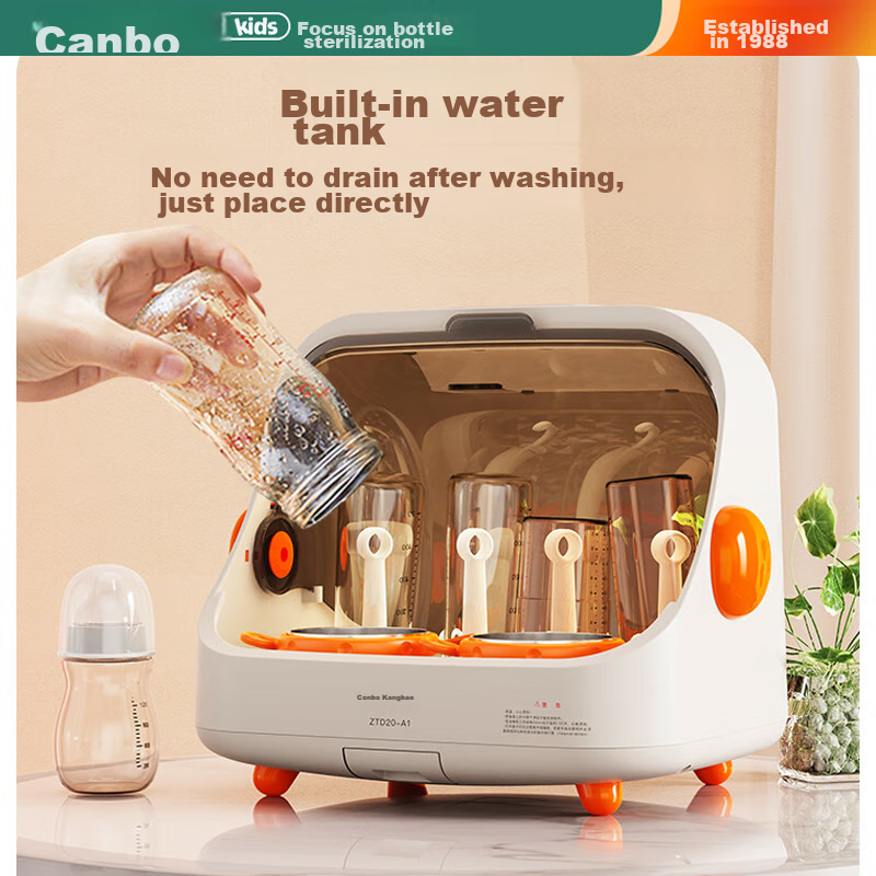 Kangbao Baby Bottle Sterilizer Cabinet with UV Light, Bottle Sterilizer with Dry...