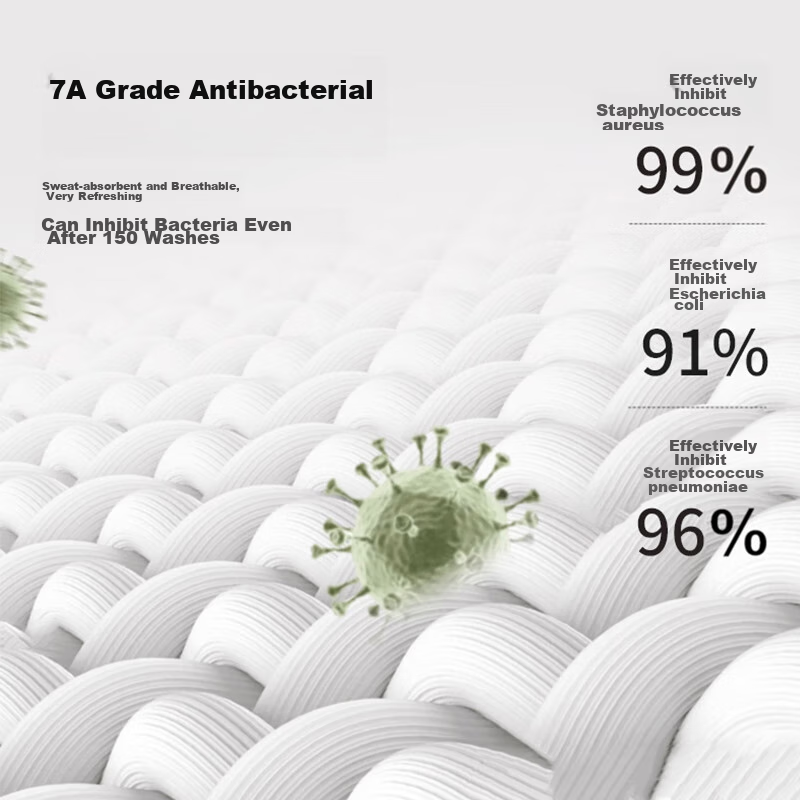 Langsha Men's Cotton Pajama Pants, 7A Antibacterial, Large Size, Sports Casual,...