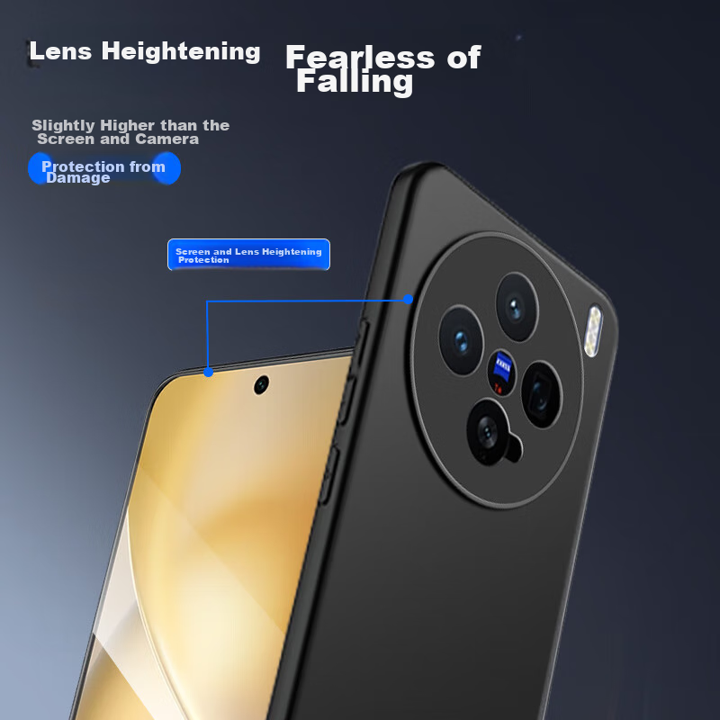 Kulefeng [Skin-Like | Anti-Fingerprint] Case for Vivo X200ro Mini, Protective Co...