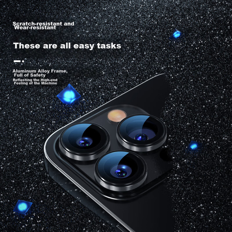 Mr. Blue Gorilla Lens Protector for Apple 16 Pro Max, IPhone 16 Pro Rear Camera...