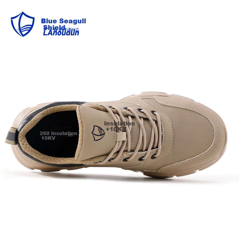 Blue Owl Shield Safety Shoes for Men, Summer Breathable Odor-Resistant Insulated...