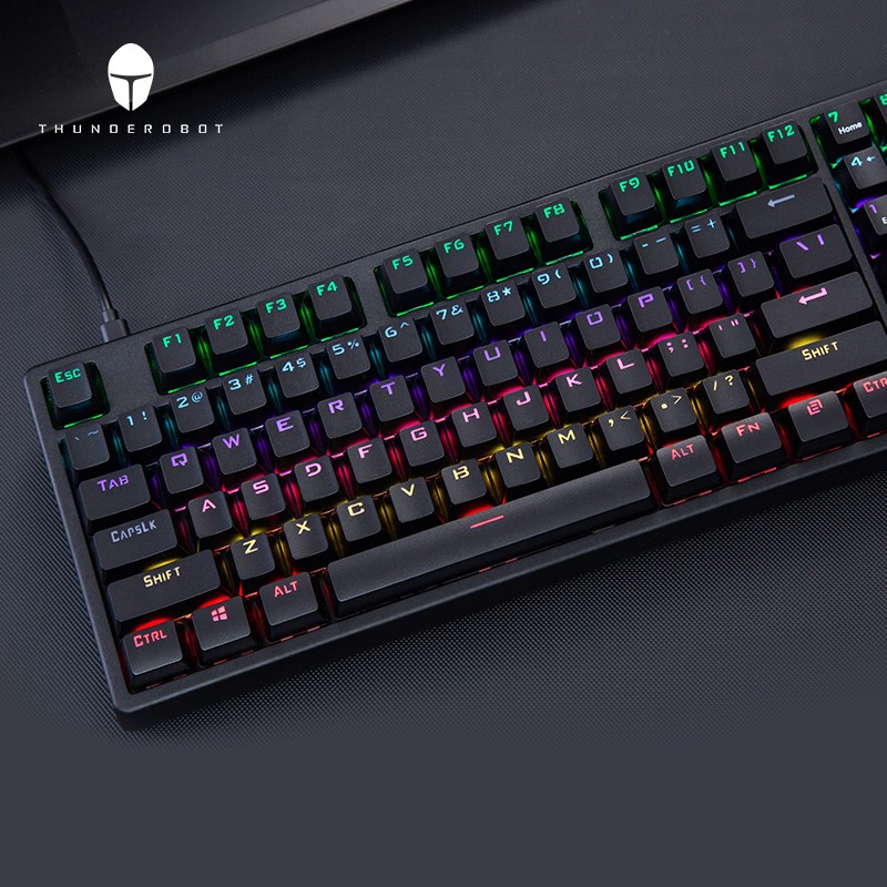 ThundeRobot Wired Gaming Mechanical Keyboard KG3089C Iridescent Edition, 89-Key...