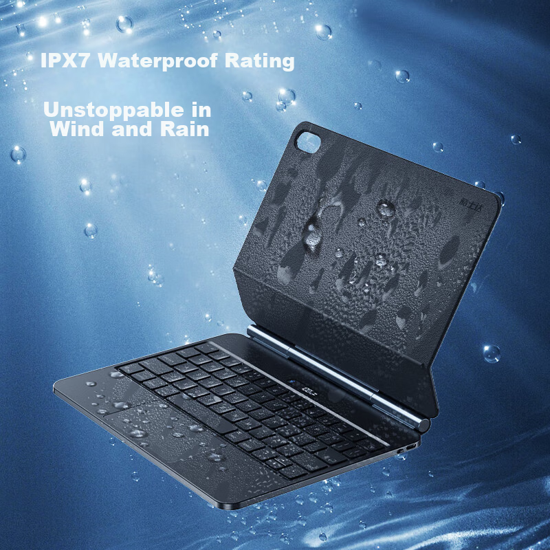 Kushida Compatible with IPad Air 7/6/5/4 Magic Keyboard, Solar-Powered Charging,...