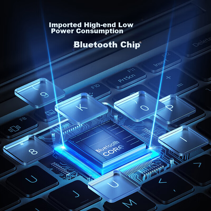 Kushida Compatible with IPad Air 7/6/5/4 Magic Keyboard, Solar-Powered Charging,...