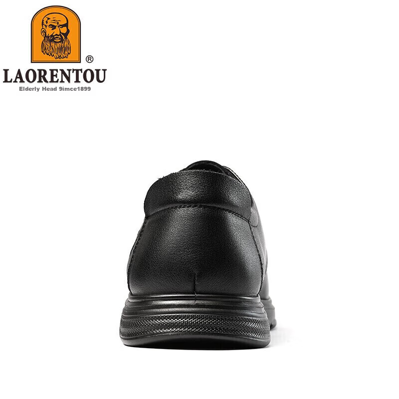 LAORENTOU Leather Shoes for Men, Spring And Autumn Business Casual Shoes, Top-Gr...