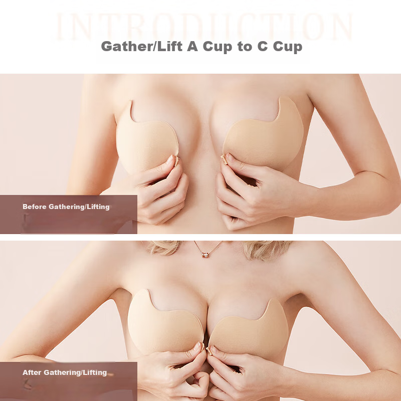 Langsha Breast Pads for Women, Wedding Dress Special, Invisible, Thin Summer Sty...