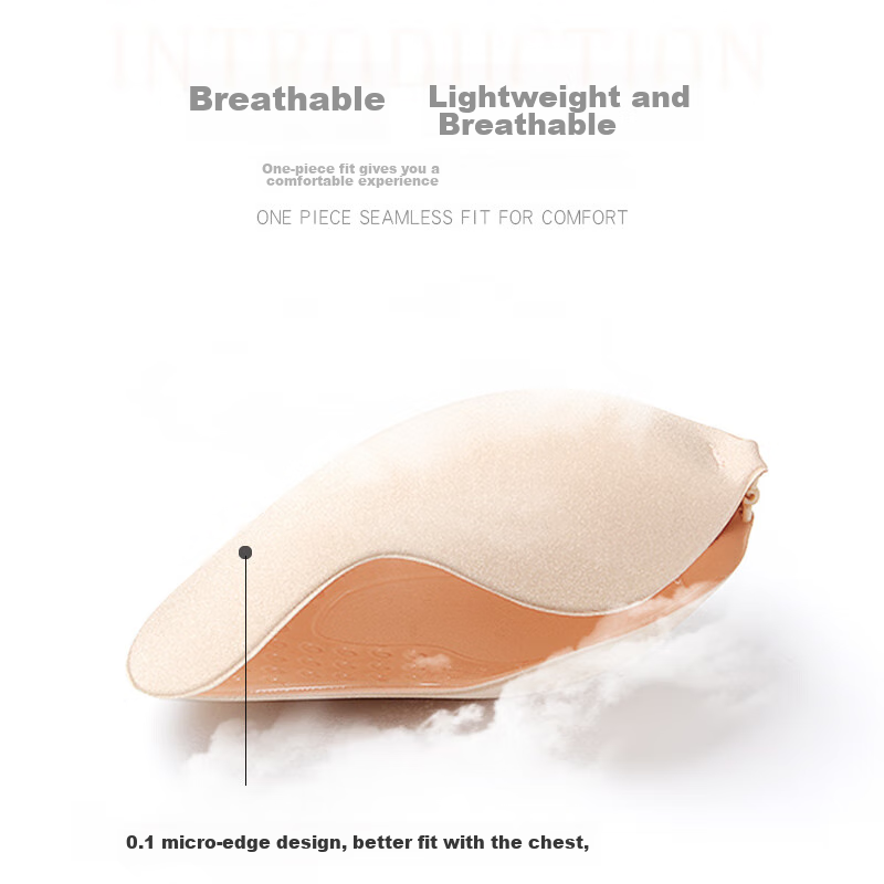 Langsha Breast Pads for Women, Wedding Dress Special, Invisible, Thin Summer Sty...