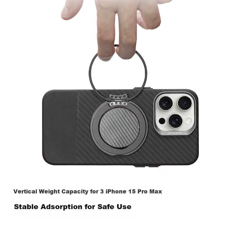 DEFENSE Magnetic Phone Stand, Compatible with Apple, Huawei, Xiaomi, Universal M...