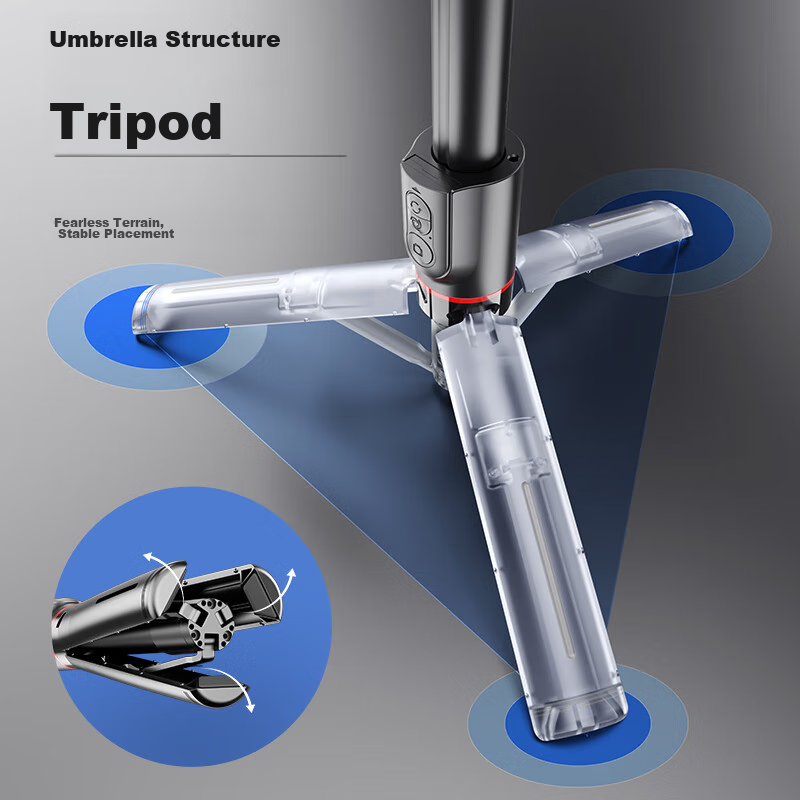 Selfieshow Smartphone Stabilizer, Extendable Selfie Stick, Travel Anti-Shake Tri...