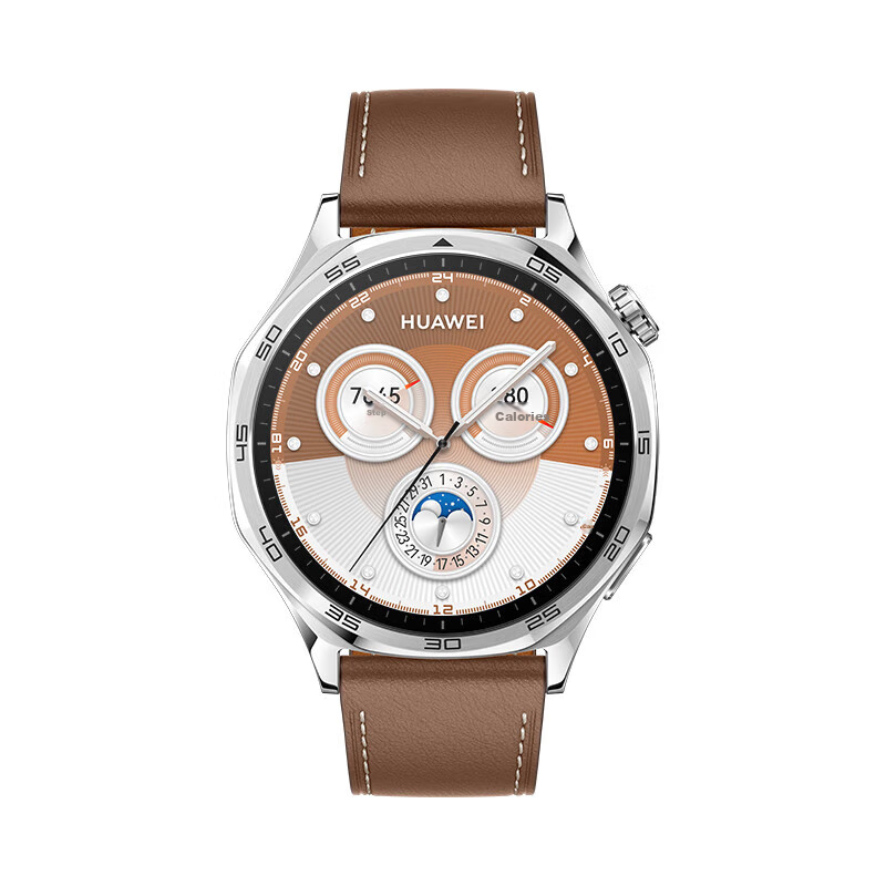 HUAWEI WATCH GT 5 Gravel Brown 46mm Smartwatch Emotional Health Assistant Xunji...