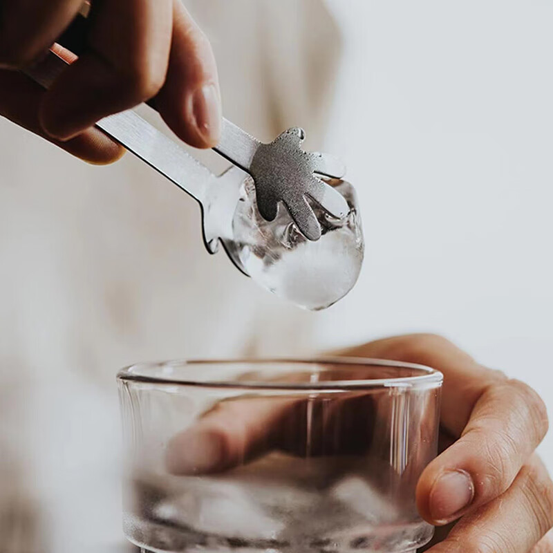 Jekero Stainless Steel Ice Tongs, Candy Tongs, Non-Slip Ice Pliers, Towel Food B...