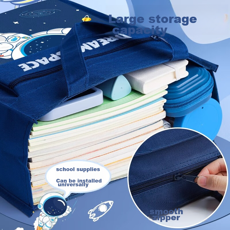 Kuxiaoshuai Tutoring Bag, Student Handbag, Art Bag, Elementary School Student Ch...