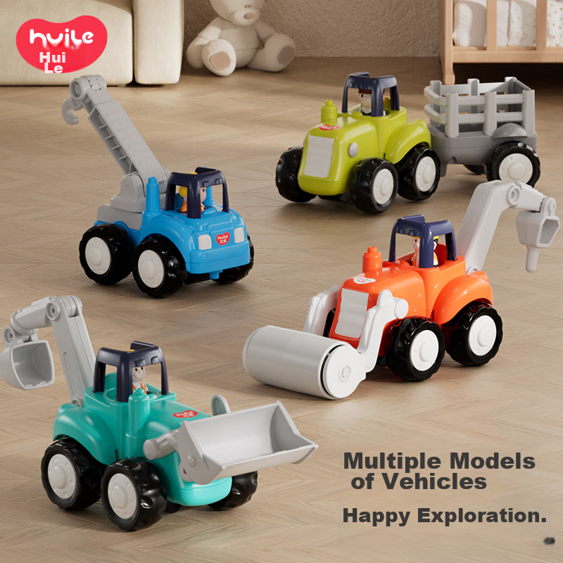 Huile Toys Children's Construction Vehicle Team Cars for Boys And Girls, Baby To...